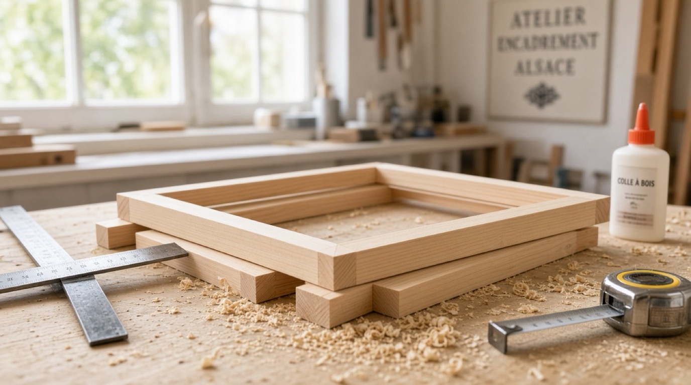 Fabrication de châssis en bois à la main : notre savoir-faire en Alsace